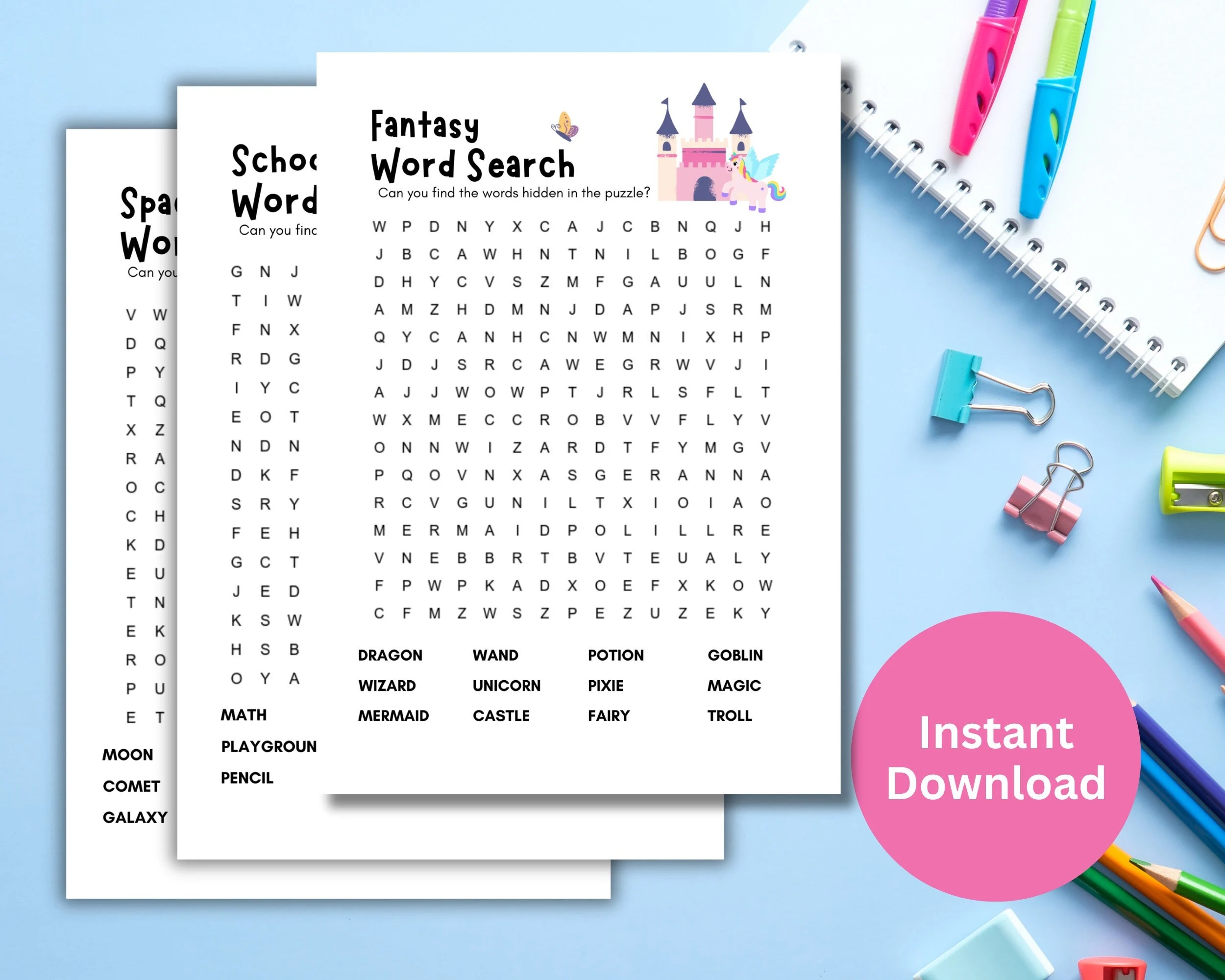 Set Of 10 Word Search Puzzle Worksheet Printable With Answer For Kids Homeschool Printable A4 Size PDF File Animals Word Search Digital Etsy Set Of 10 Word Search Puzzle Worksheet Printable With Answer For Kids Homeschool Printable A4 Size PDF File Animals Word Search Digital Etsy