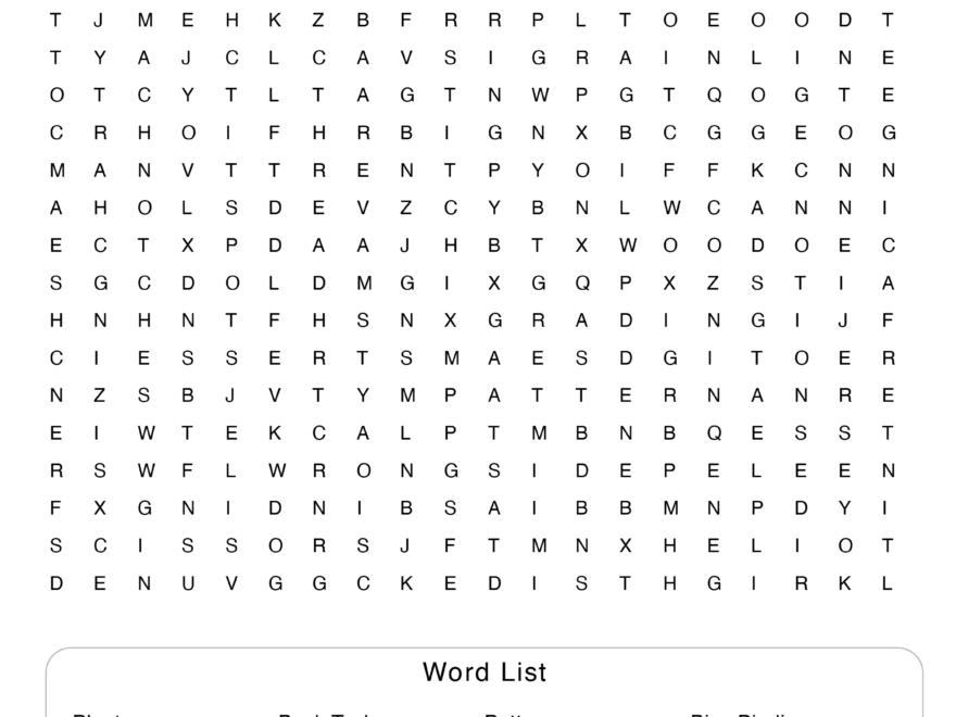 Sewing Word Search Printable PDF Sussex Seamstress Sewing Patterns