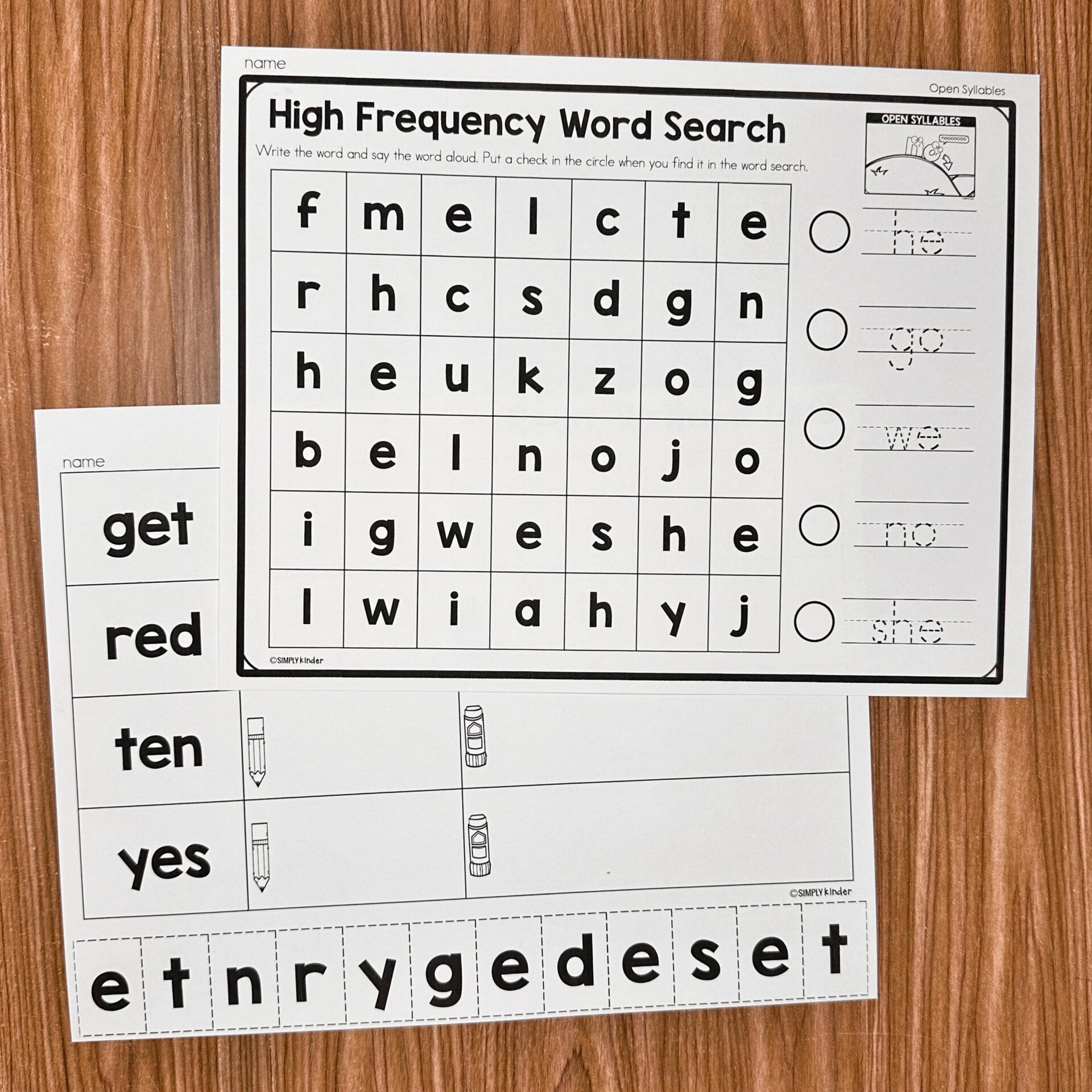 sight words by phonics skills activities simply kinder sight words by phonics skills activities simply kinder