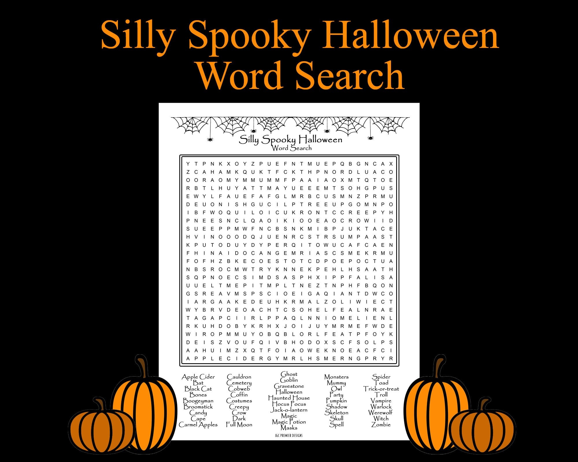 silly spooky halloween word search puzzle for parties classrooms and home via download to print at home etsy silly spooky halloween word search puzzle for parties classrooms and home via download to print at home etsy