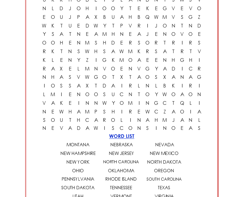 Social Studies My Printable Puzzles