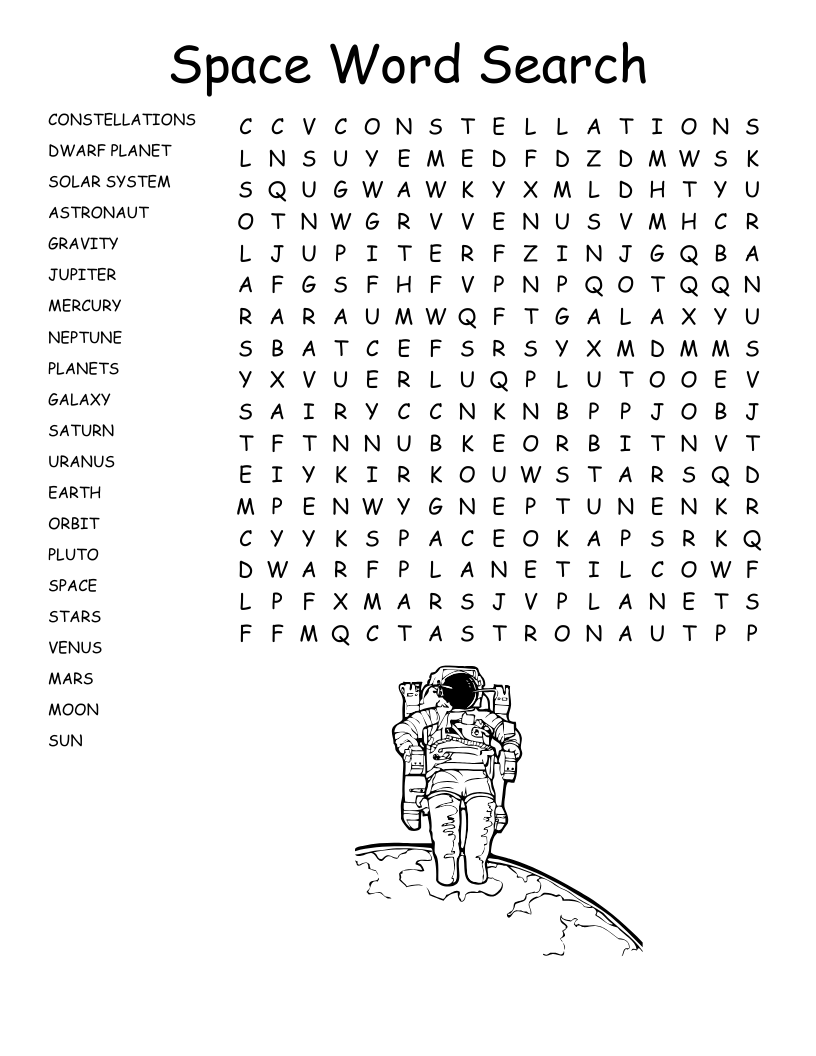 Easy Word Search Printable Large Print