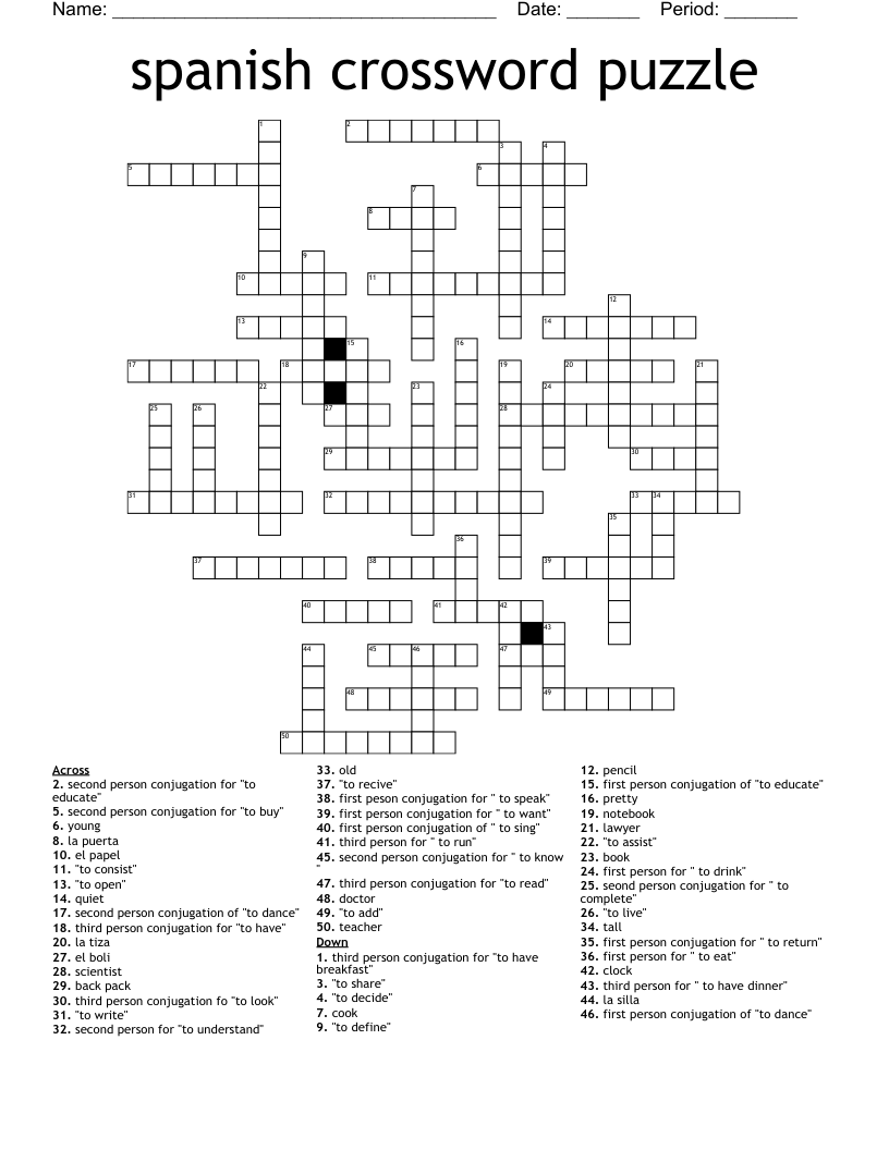 Word Search Puzzles Spanish Printable Word Search Puzzles Spanish Printable