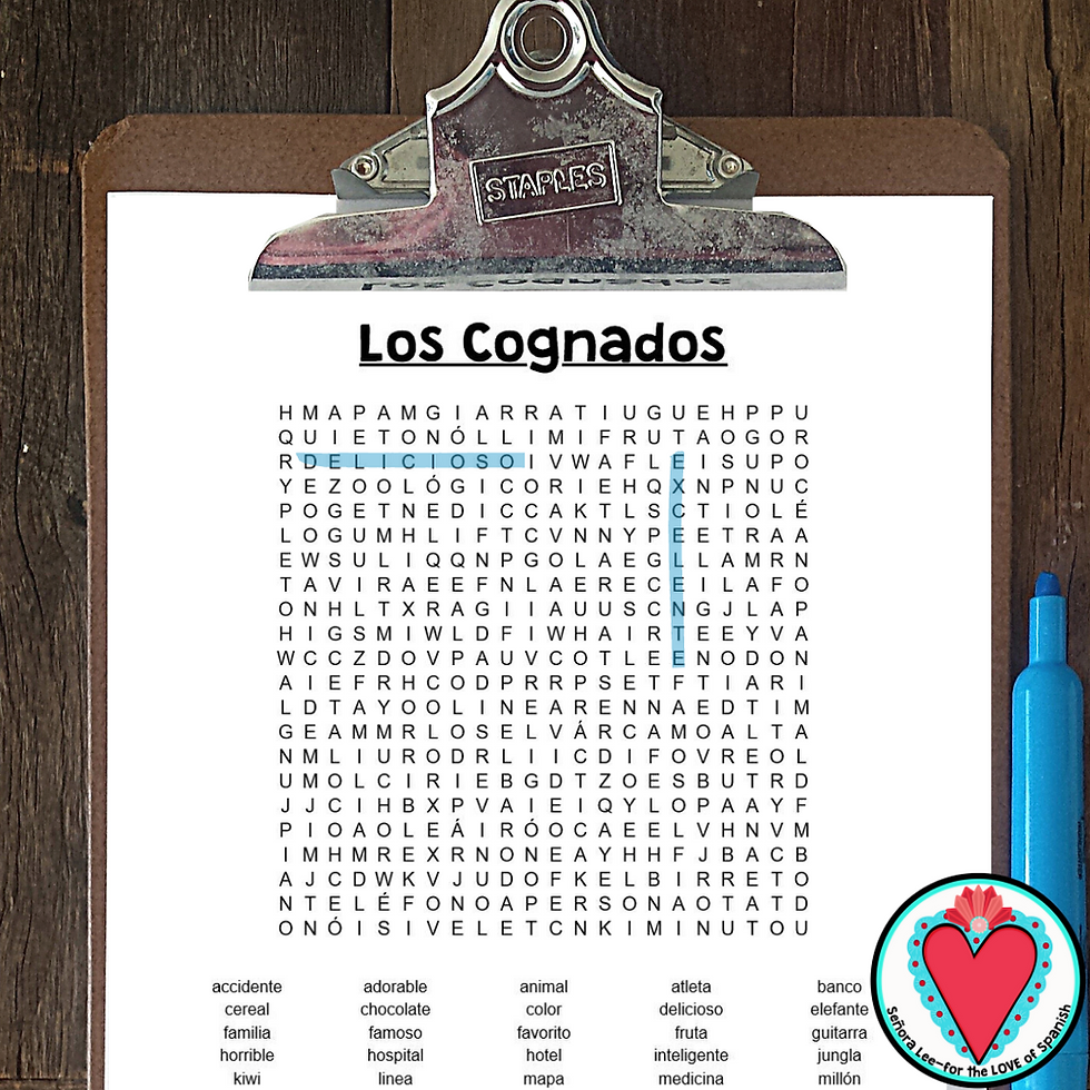 Spanish Teaching Resources For Beginning Spanish Class Senora Lee For The Love Of Spanish