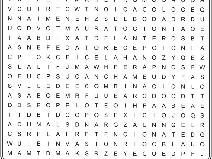 Spanish Word Search Large Print Book For Adult Sopas De Letras En Espa ol Etsy