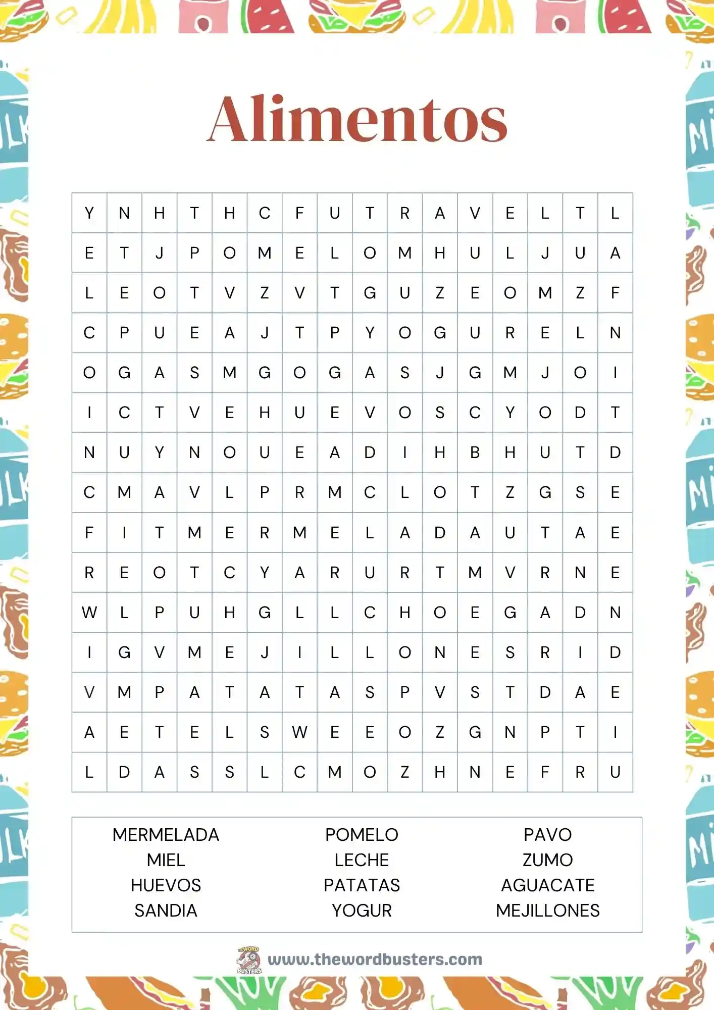  Spanish Word Search Printables FREE PDF