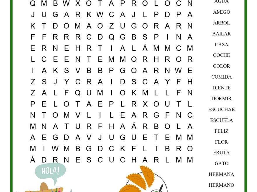 Spanish Word Searches