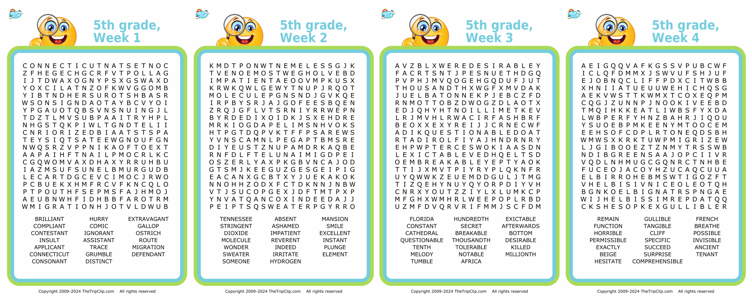 Spelling Word Search PDF Spelling Word Search PDF