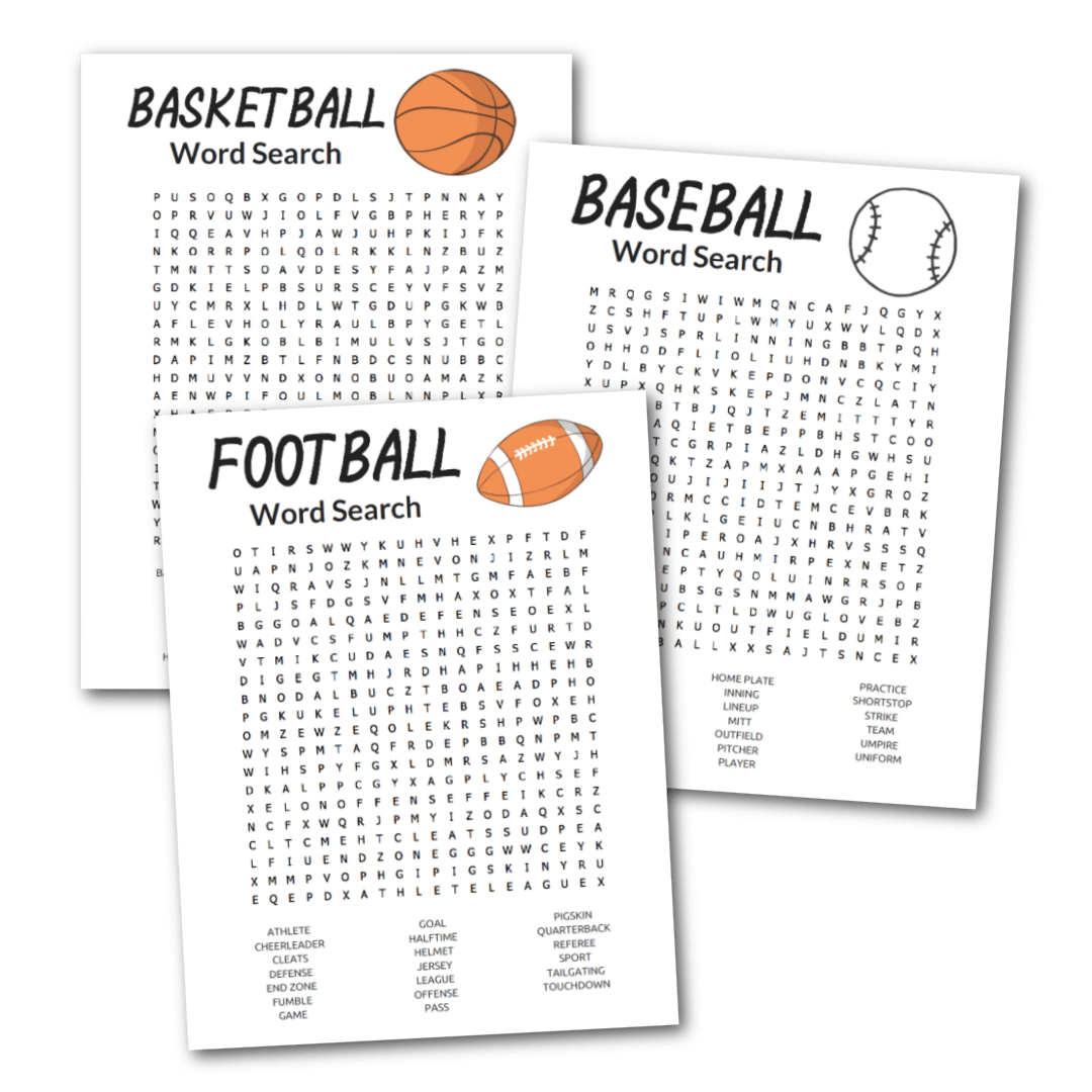 sports word search sports word search