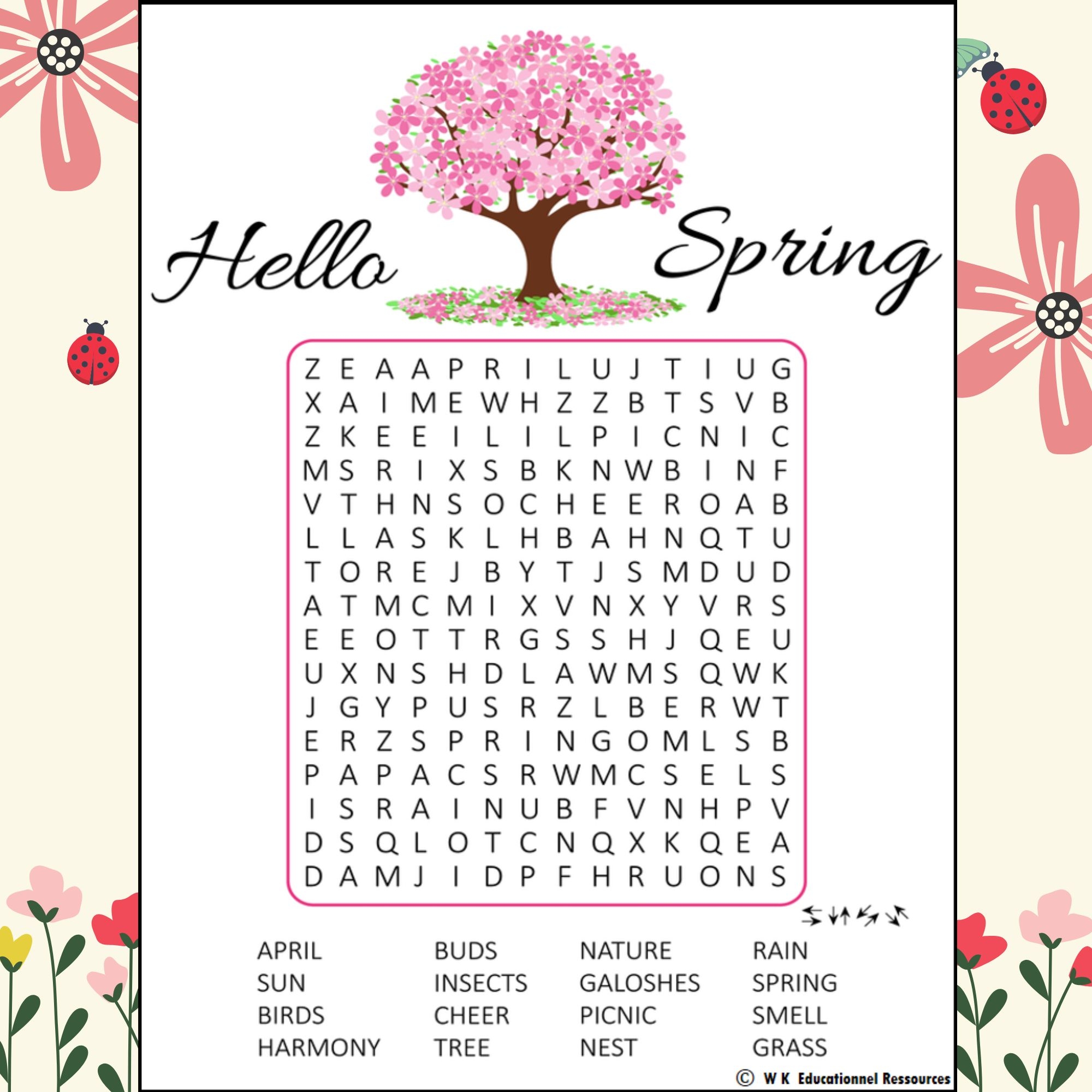 Spring Word Search Crossword Maze I Spy Game Puzzle March Madness Activities Made By Teachers Spring Word Search Crossword Maze I Spy Game Puzzle March Madness Activities Made By Teachers