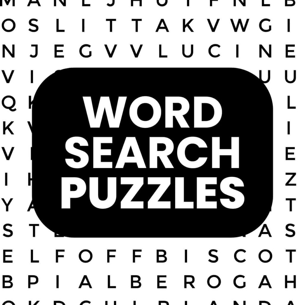 Summer Word Search Puzzle Math Love