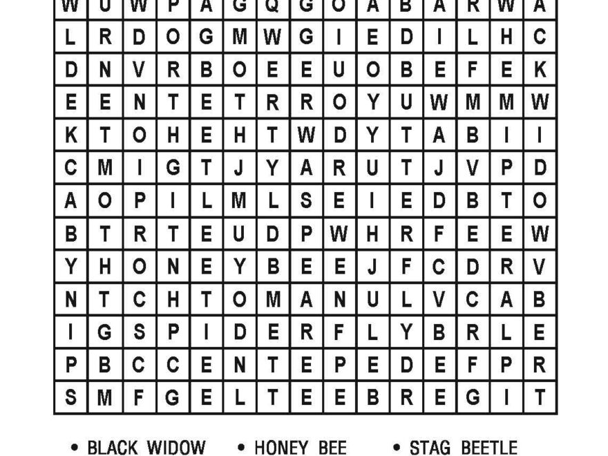 Super Word Search Part 8