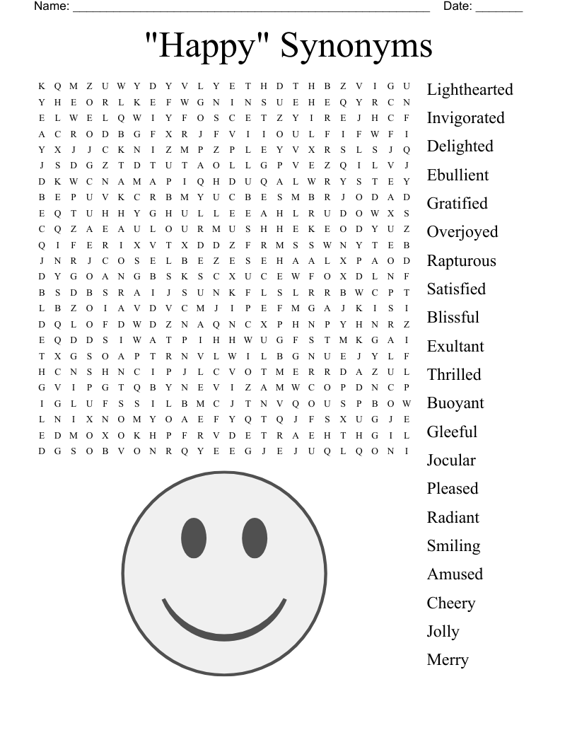 Synonyms Word Search WordMint