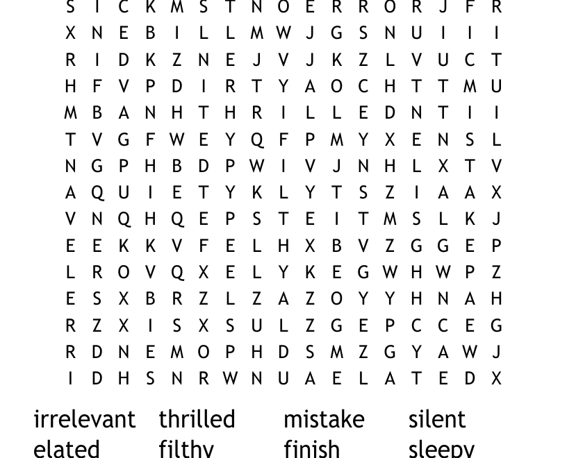 Synonyms Word Search WordMint