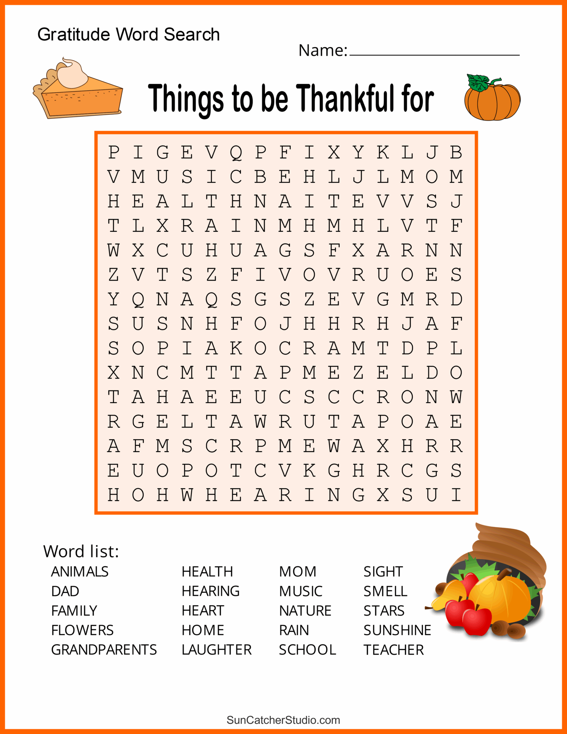 Thanksgiving Word Search Free Printable Puzzles Free Printables Monograms Design Tools Patterns DIY Projects