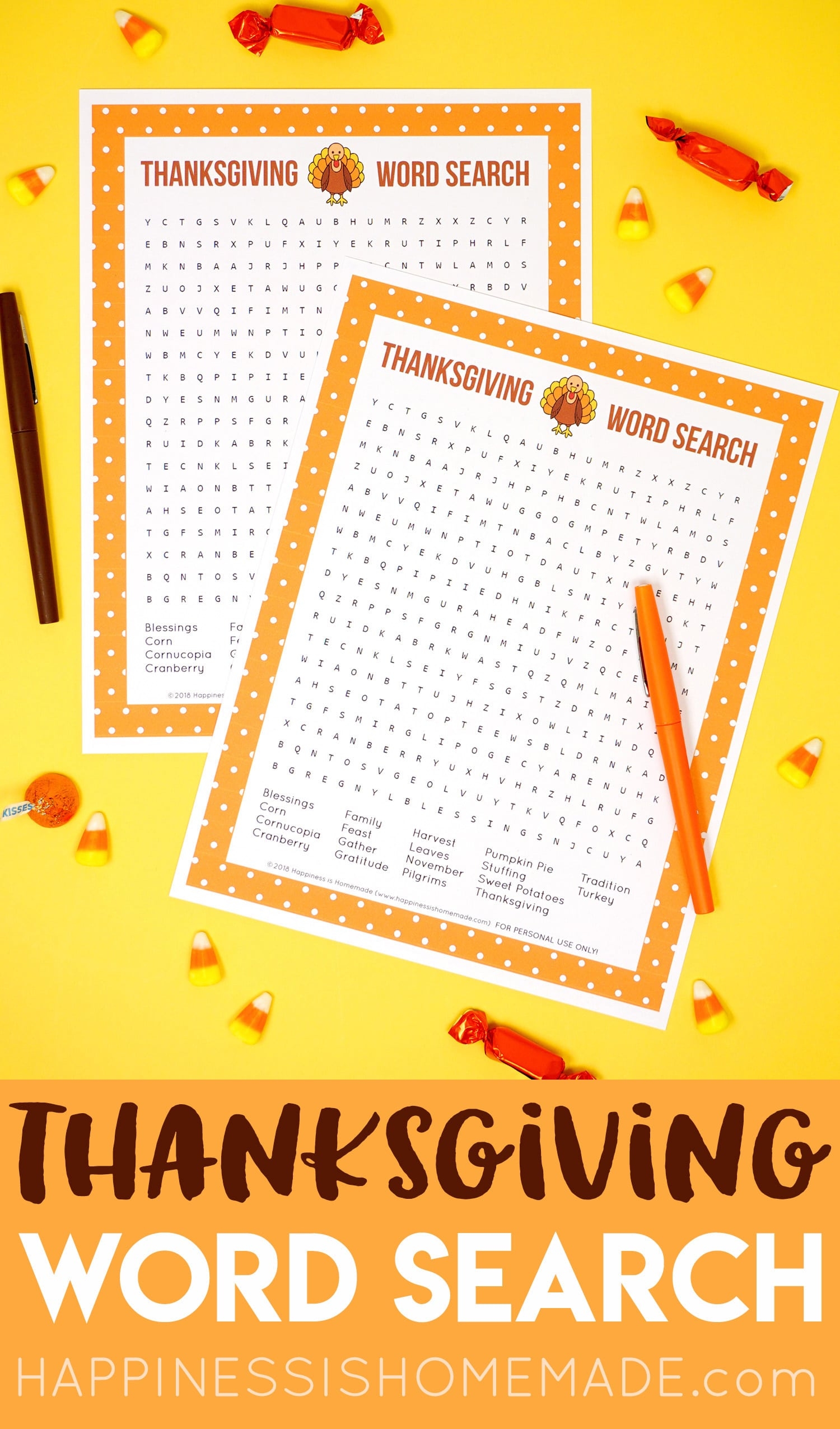Free Printable Thanksgiving Word Search Adullt