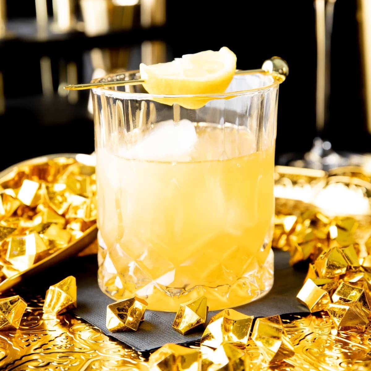 the gold rush cocktail beaming baker