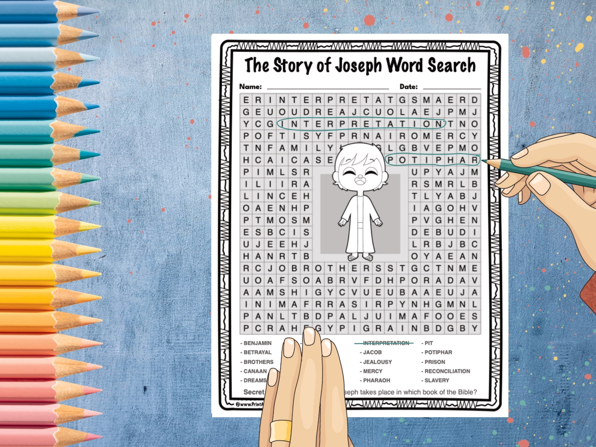 Free Printable Christian Word Searches For Kids
