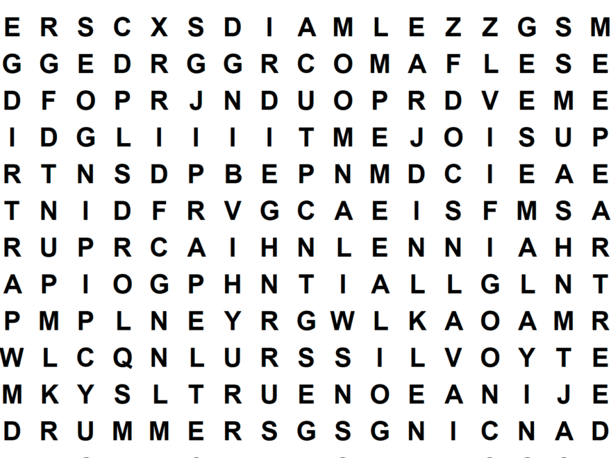 The Twelve Days Of Christmas Large Print Word Search Puzzle