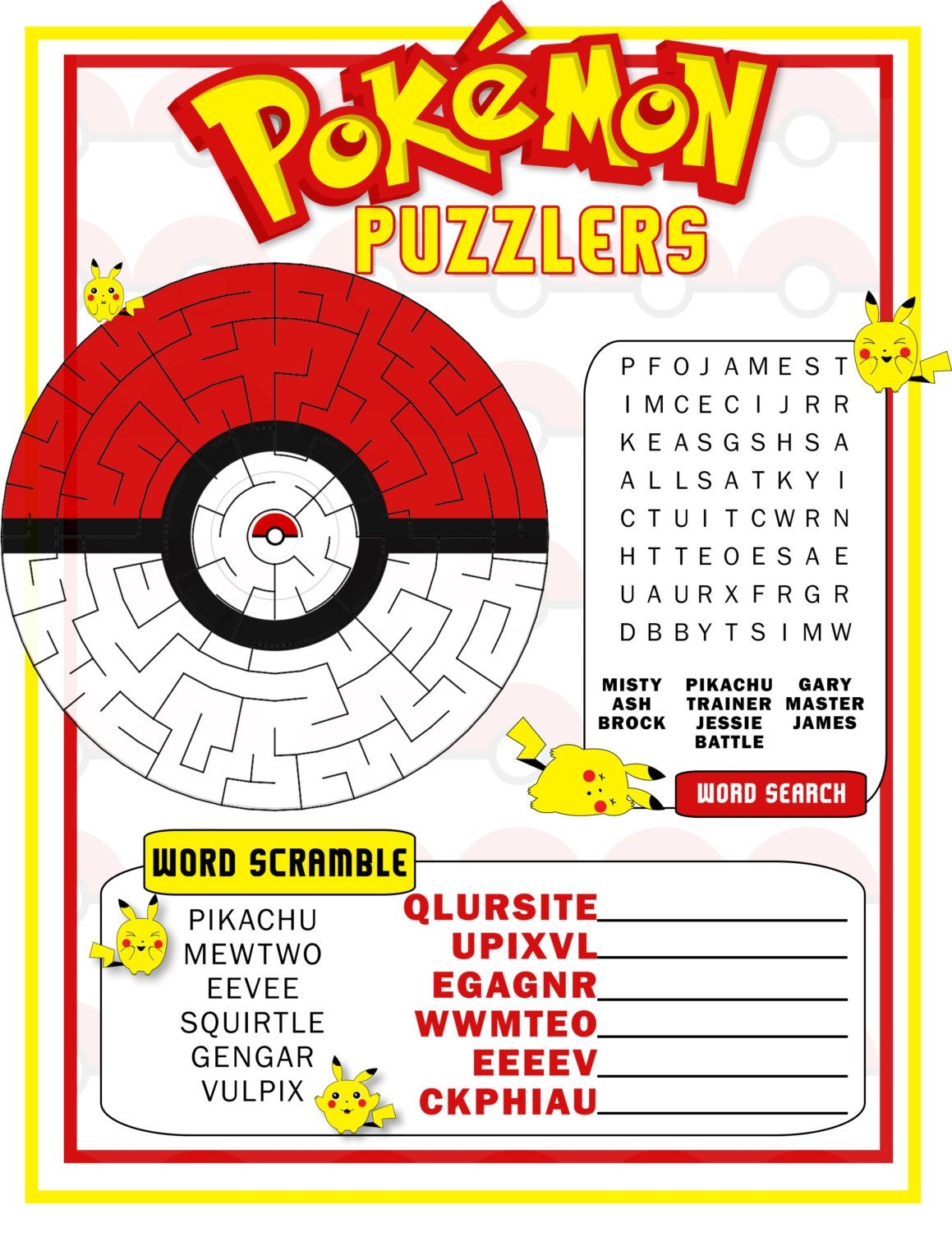 this is the perfect party favor for that pokemon go party youre planning this is a digital file that you will have available to download after you purchase via etsy no tangible