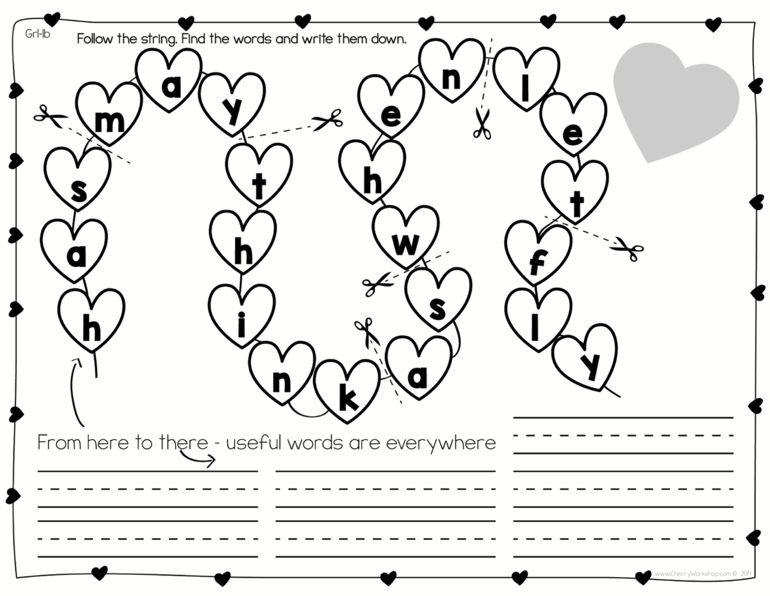 Valentine s Day Sight Words 1st Grade By Teach Simple