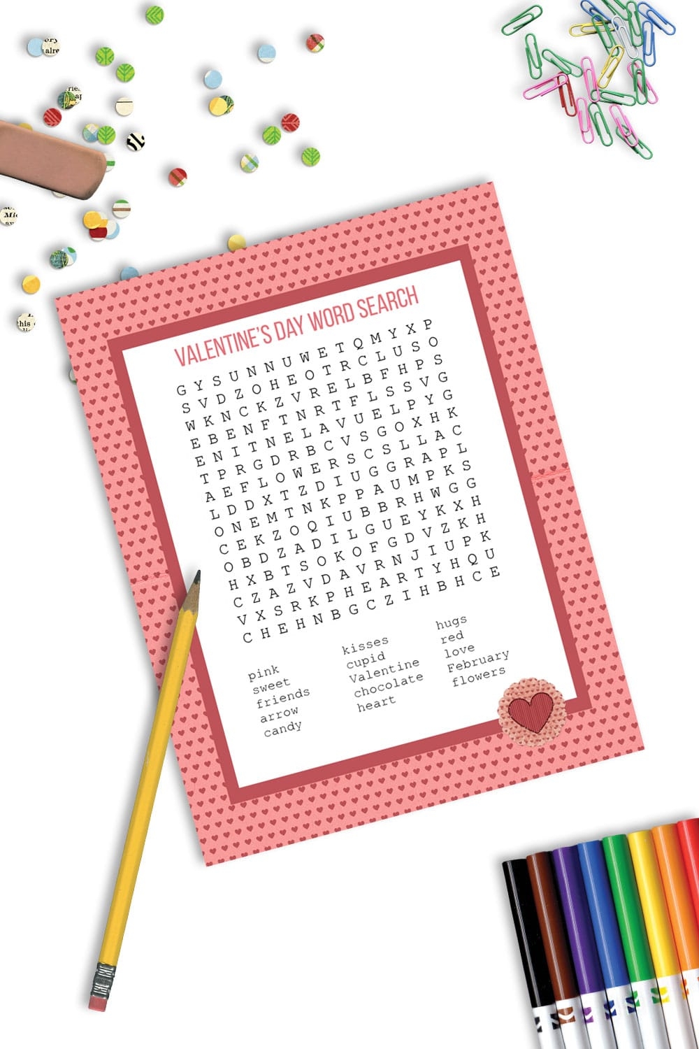 Valentine s Day Word Search
