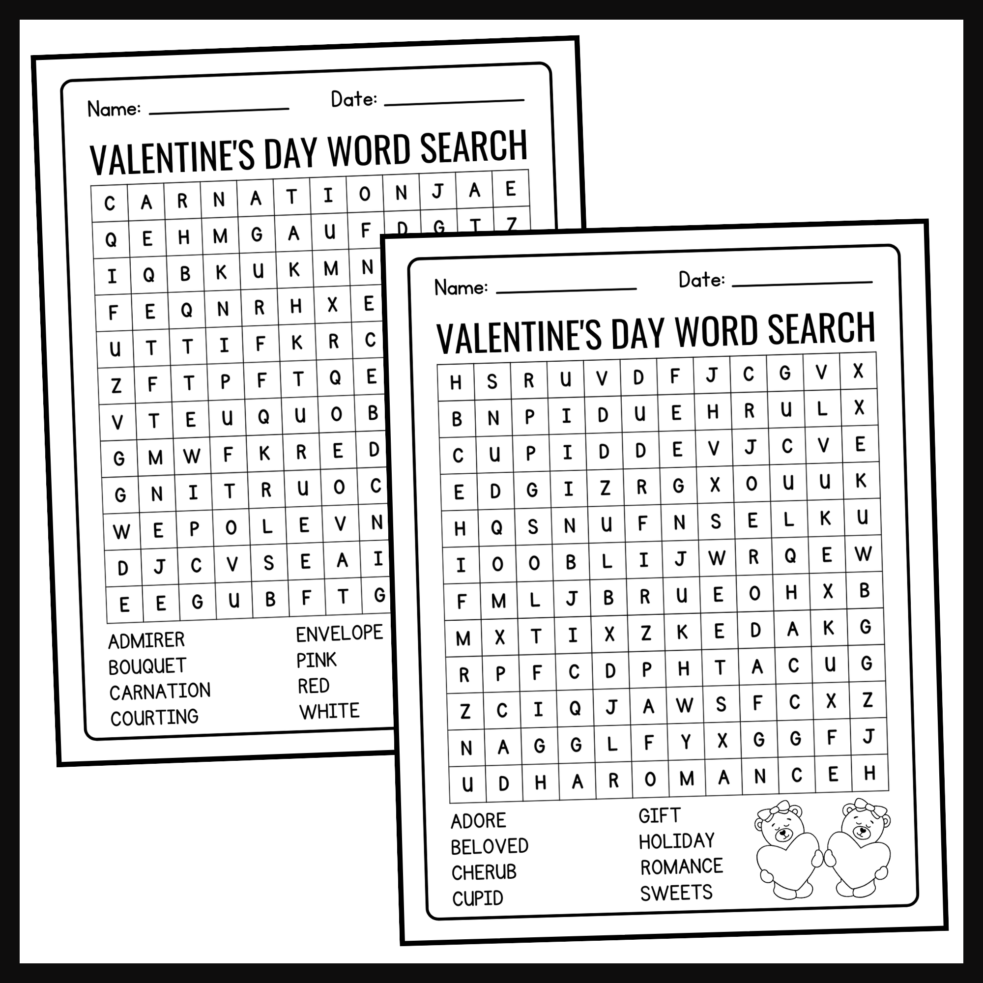 Grade 2 Word Search Free Printable
