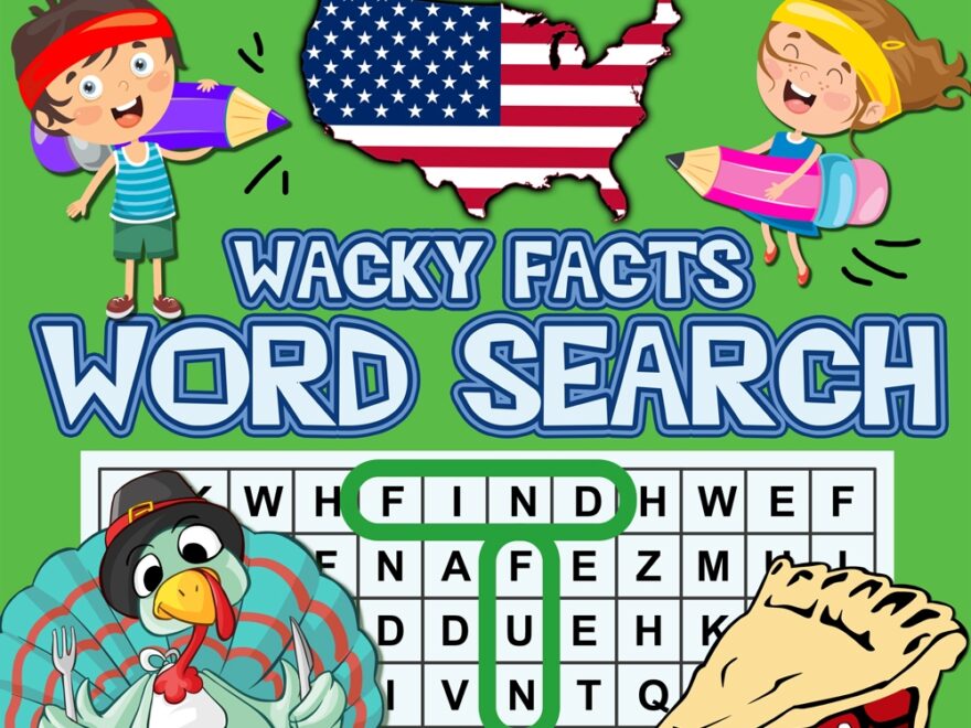 Wacky Facts Word Search 50 US States By Scott Peters Scott Peters Books