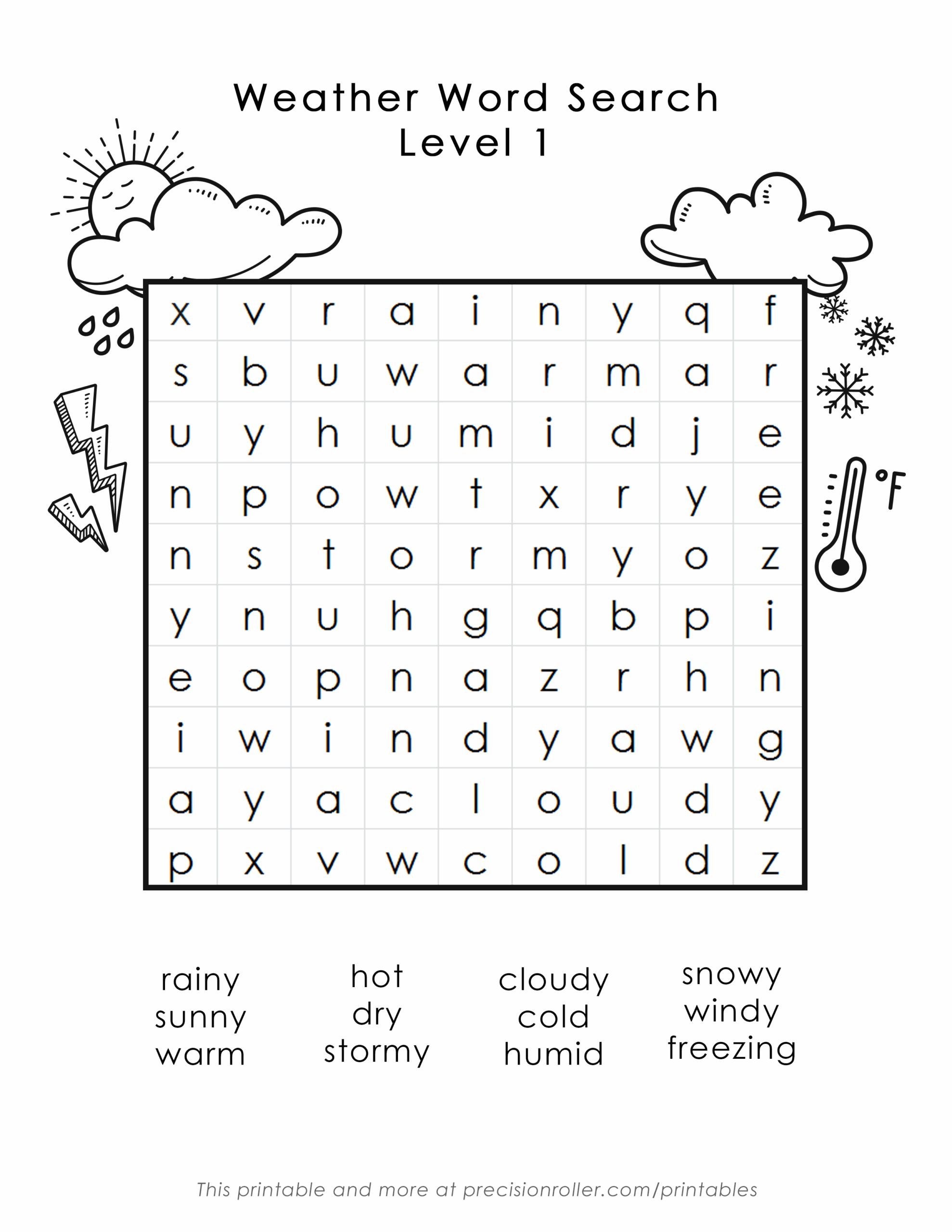Free Printable Word Search Makers