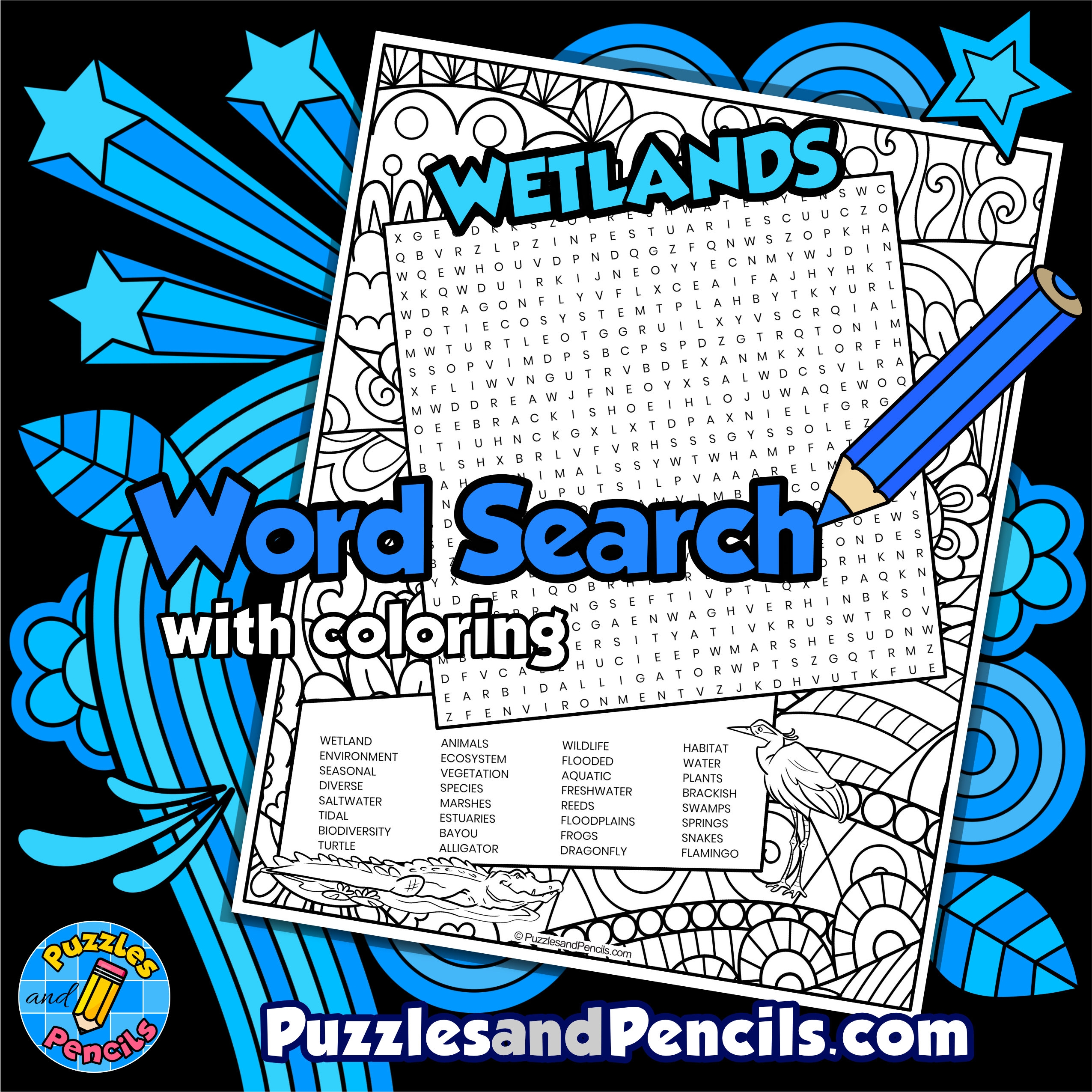 Wetlands Word Search Puzzle Activity Page World Wetlands Day Wordsearch Made By Teachers