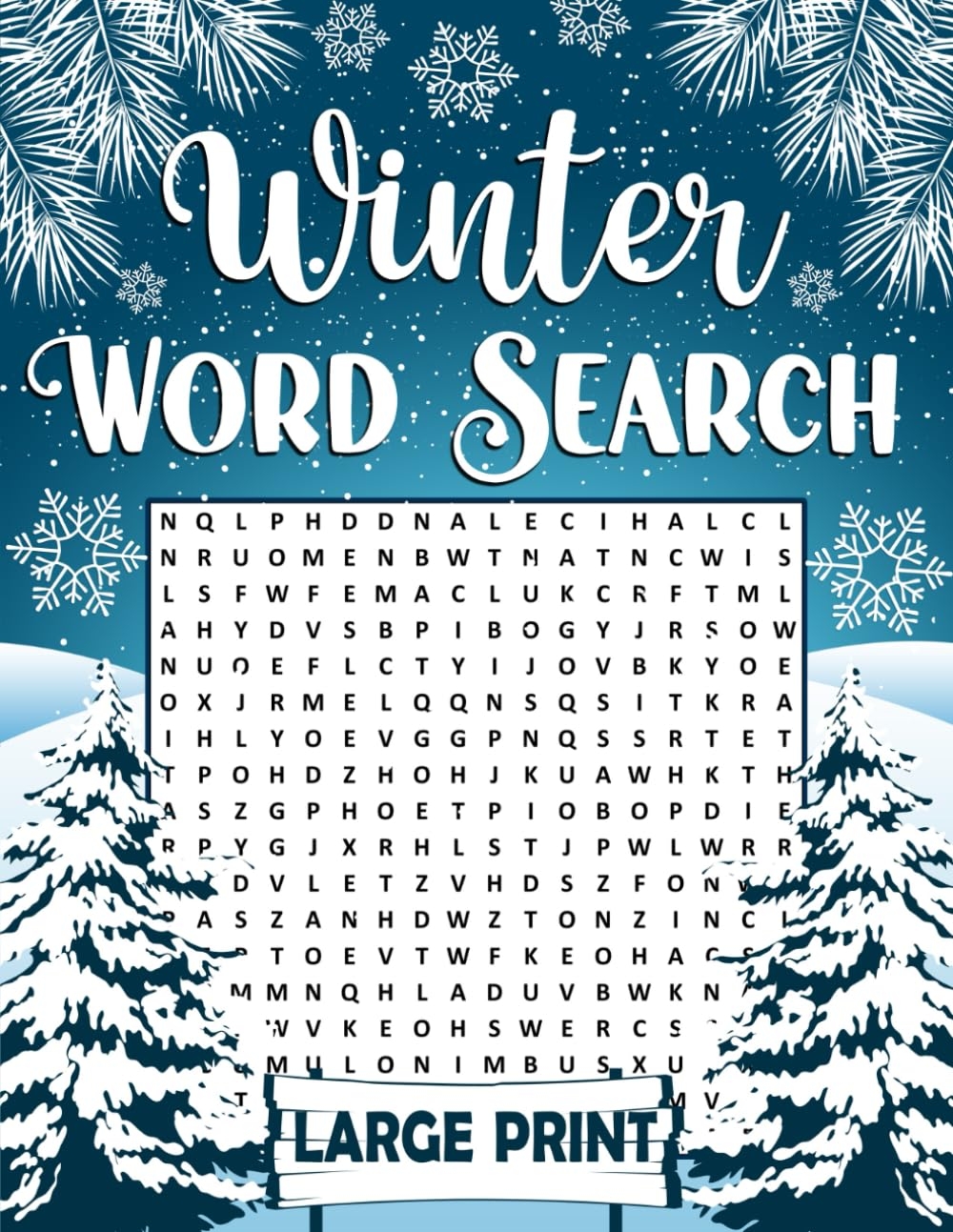 Winter Word Search Large Print Winter Activity Book For Adults Seniors 1400 Words Winter Themed Word Find Puzzle Book Press PuzzlesLine 9798362420543 Amazon Books