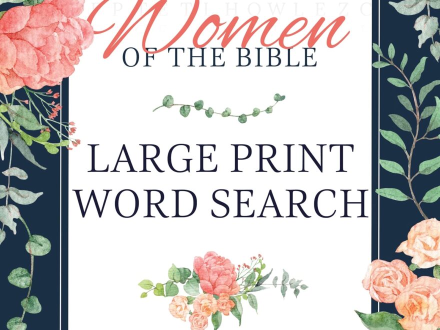 Women Of The Bible Large Print Word Search Seekers Of The Word Whitaker House 9798887690186 Amazon Books