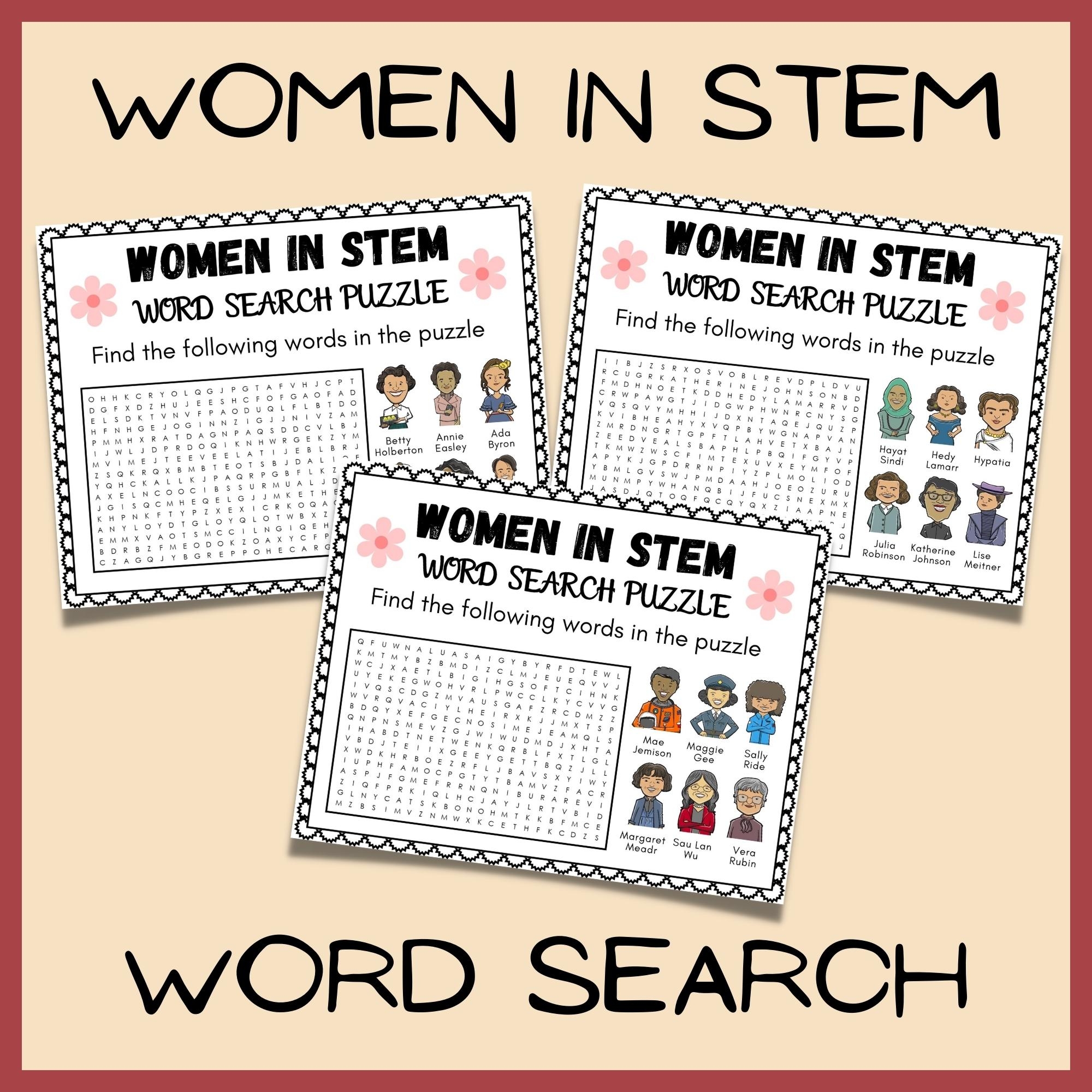 Stem Word Search Printable Stem Word Search Printable