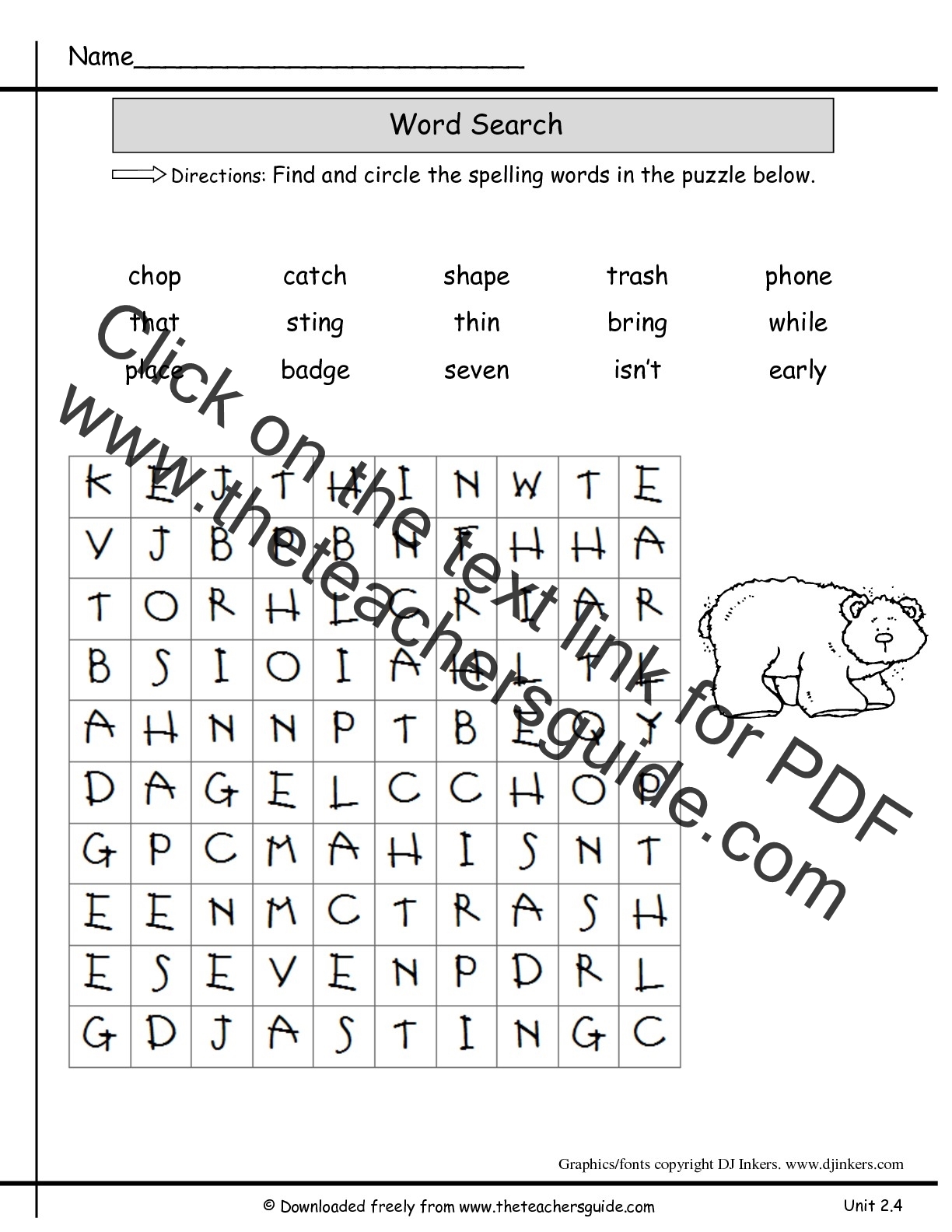 Wonders Second Grade Unit Two Week Four Printouts