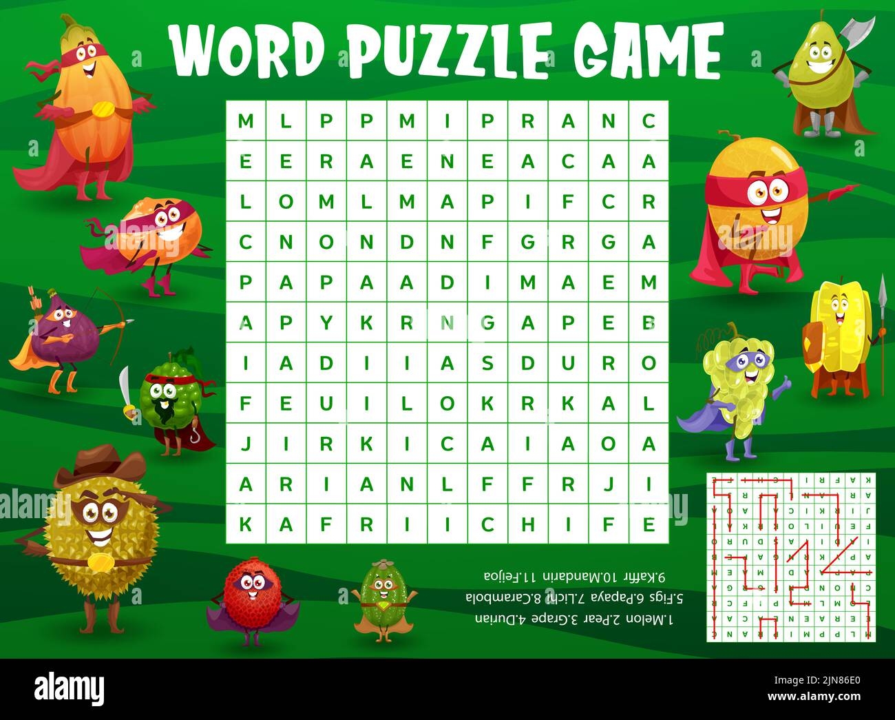 Printable Superhero Word Search