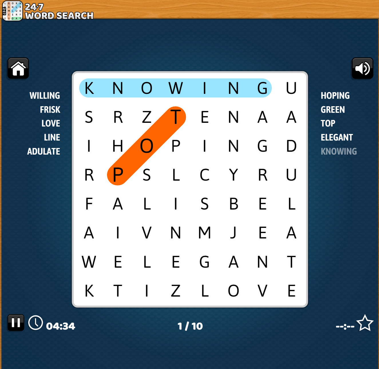 Bridge Word Search Printable