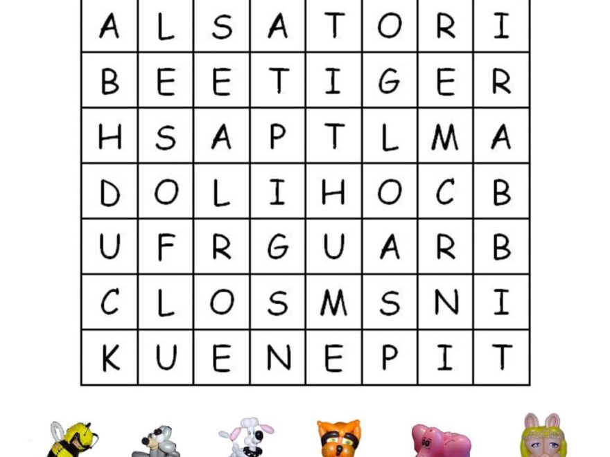 Word Search For Kids Printable Coloring Pages Worksheets Library