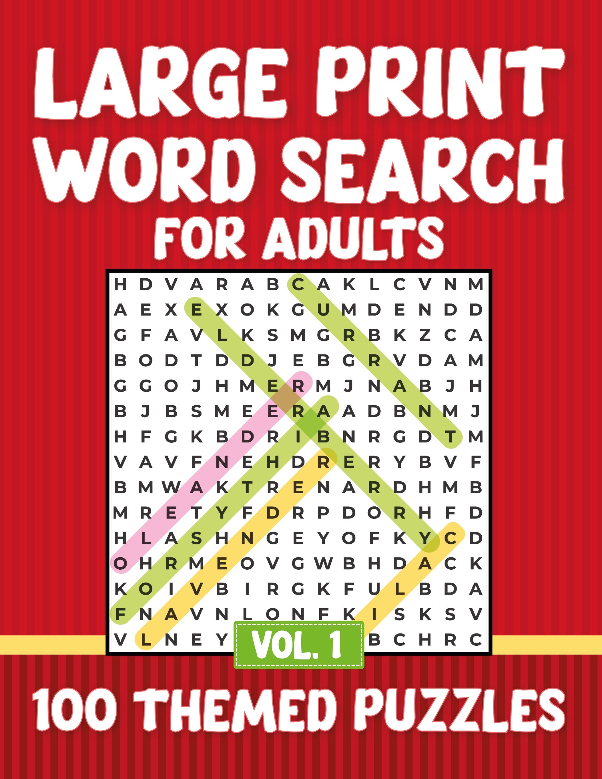 Word Search For Seniors With Large Print Esperoart Designs