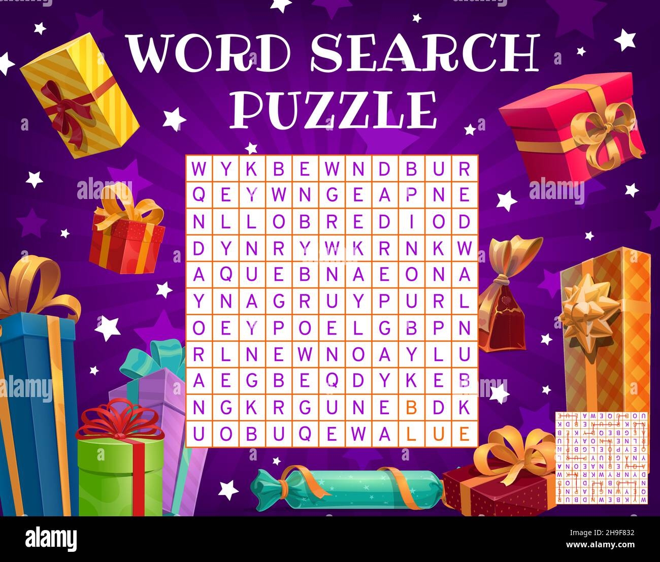 Word Search Game Winter Word Search Puzzle Worksheet For Learning English Stock Vector Image Art Alamy