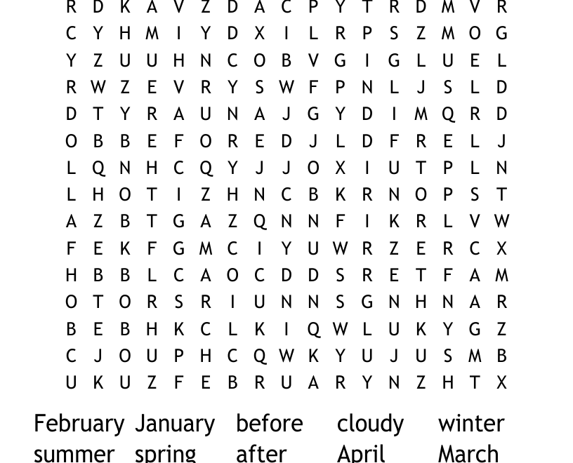 Word Search Maker Unlimited Editing Printing 5x5 To 20x20 Worksheets Library