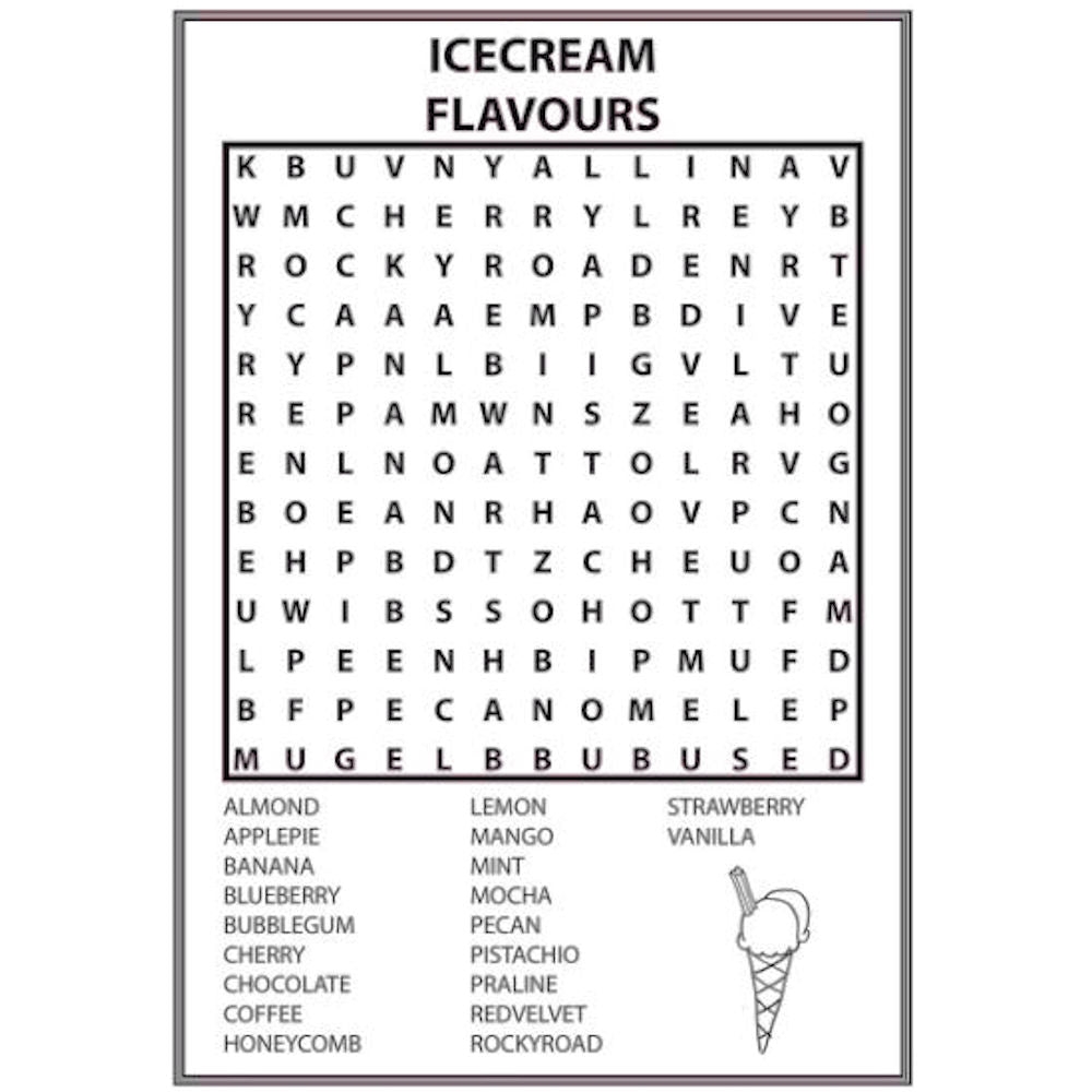 Word Search Puzzles For Seniors Extra Large Print Special Edition Worksheets Library