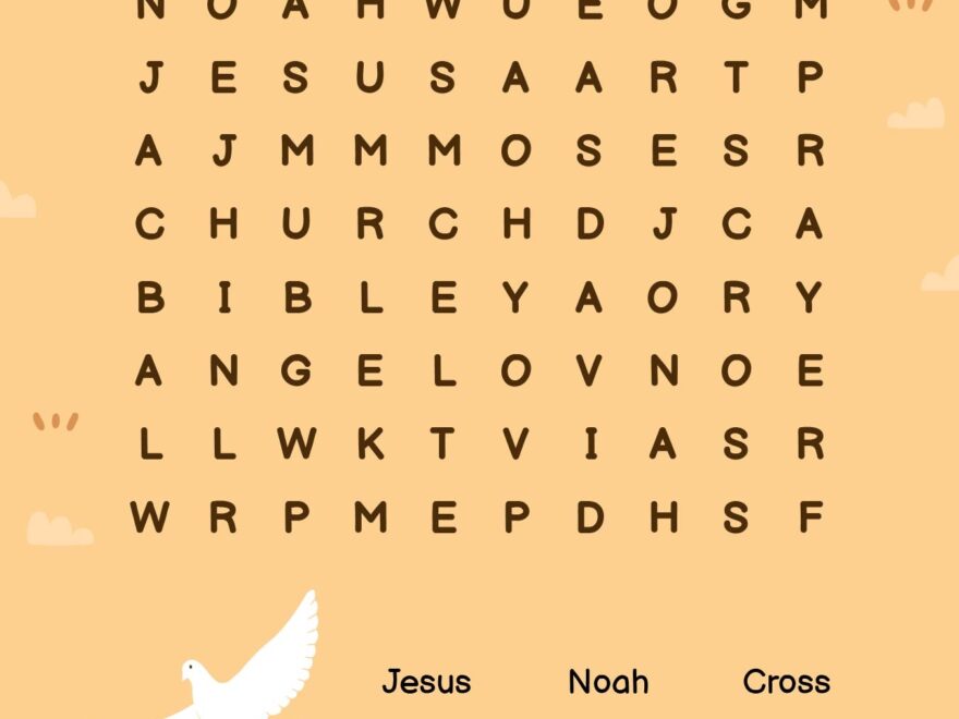 Word Search Sunday School 10 Free PDF Printables Printablee