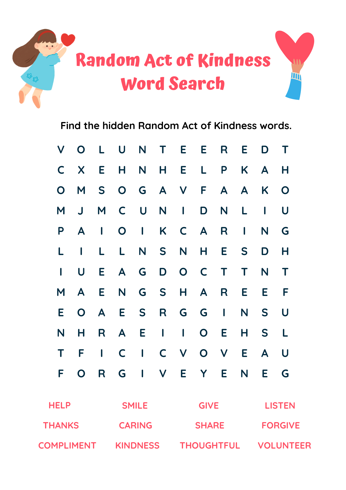 Word Search Worksheets For Child Development Sllearning