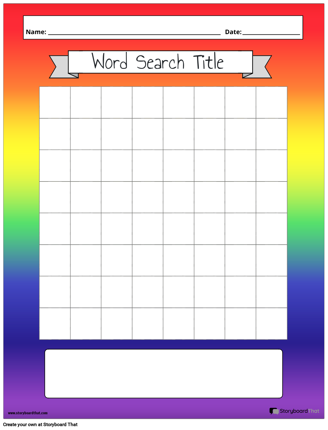 Word Search Worksheets Free Printable Puzzles For Kids