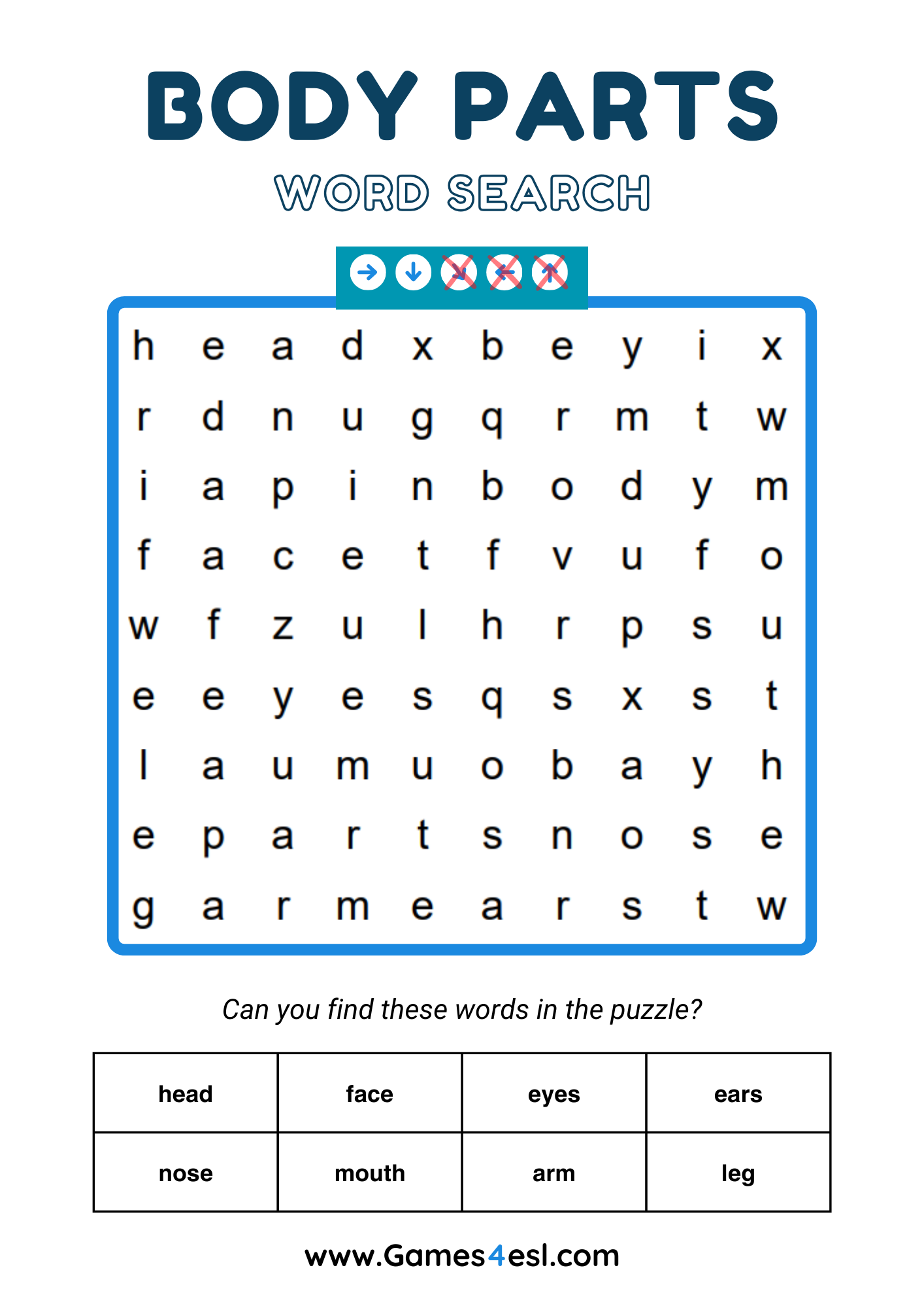 Word Searches For Grade 1 Games4esl Worksheets Library
