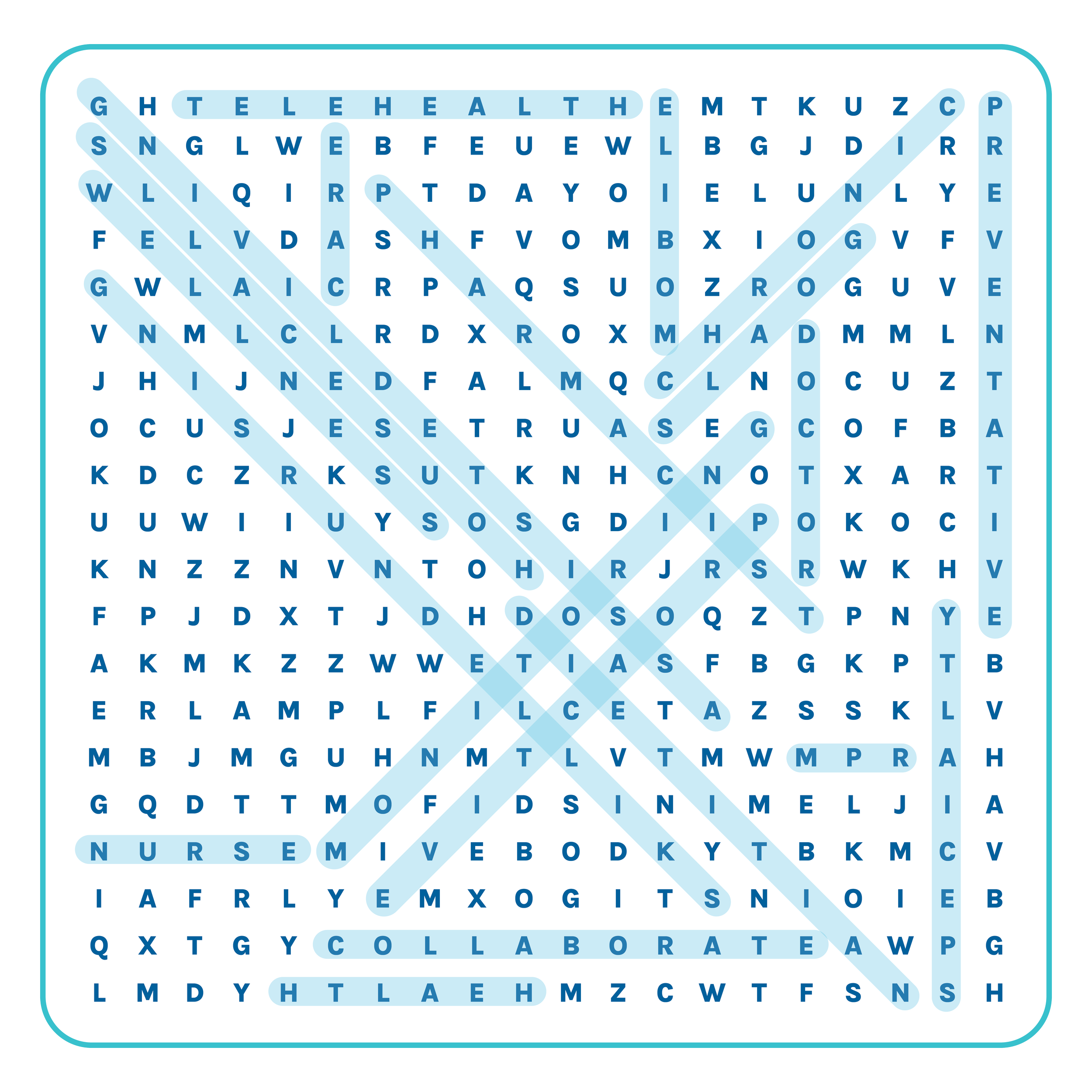 Wordsearch Answers Your Health Organization