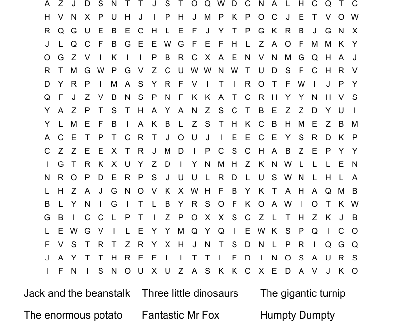 Wordsearch For Kids WordMint