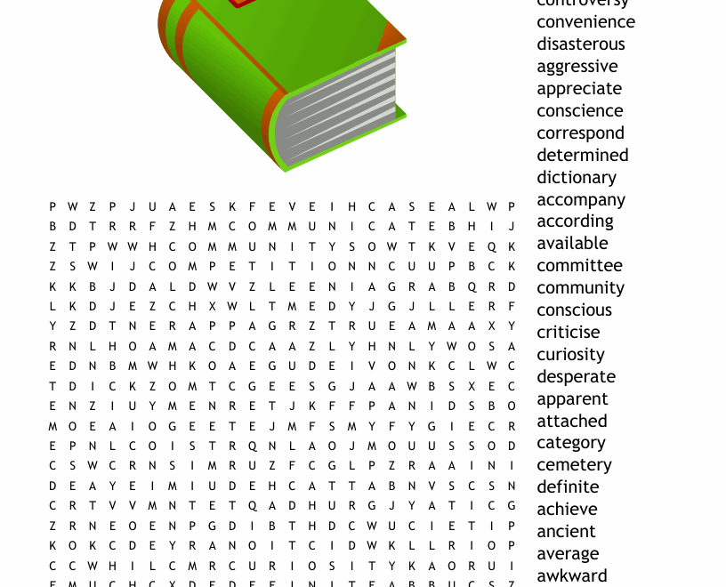 Year 5 And 6 Spellings Word Search WordMint
