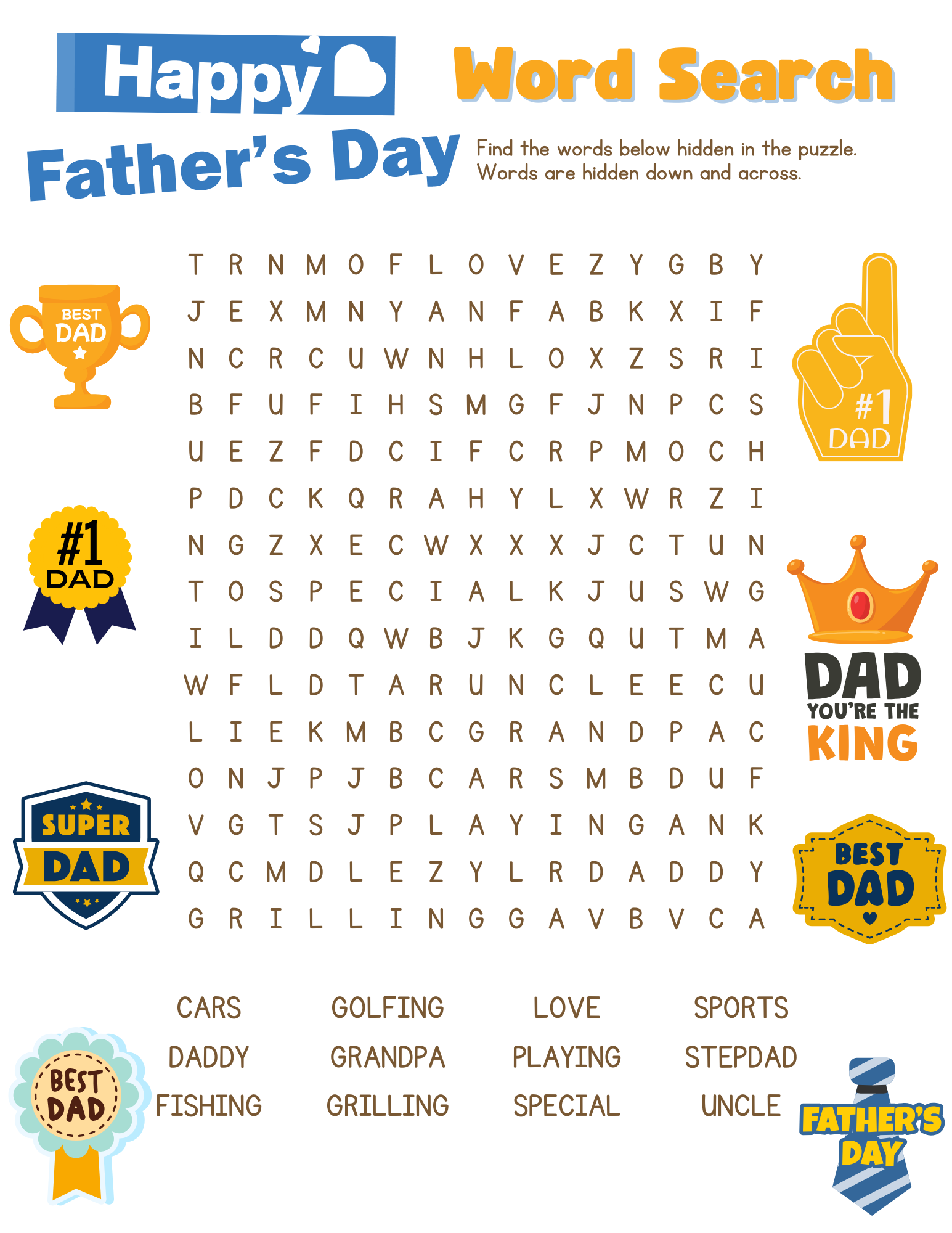Super Word Search Puzzles Printable