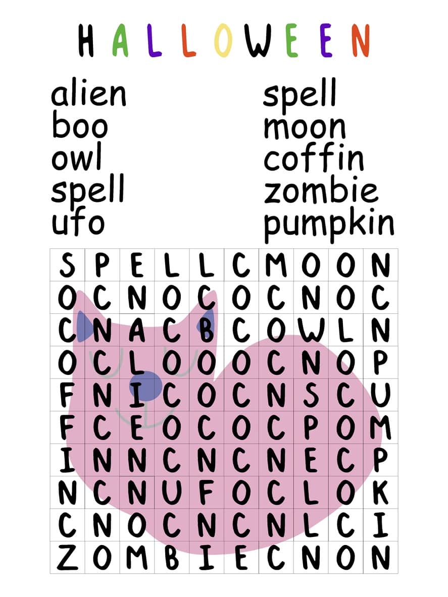 Free Word Search Puzzles Printable For Kids
